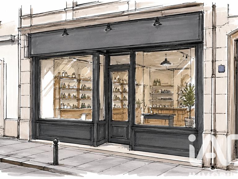 Vente Local commercial 77 m&sup2; — photo 1
