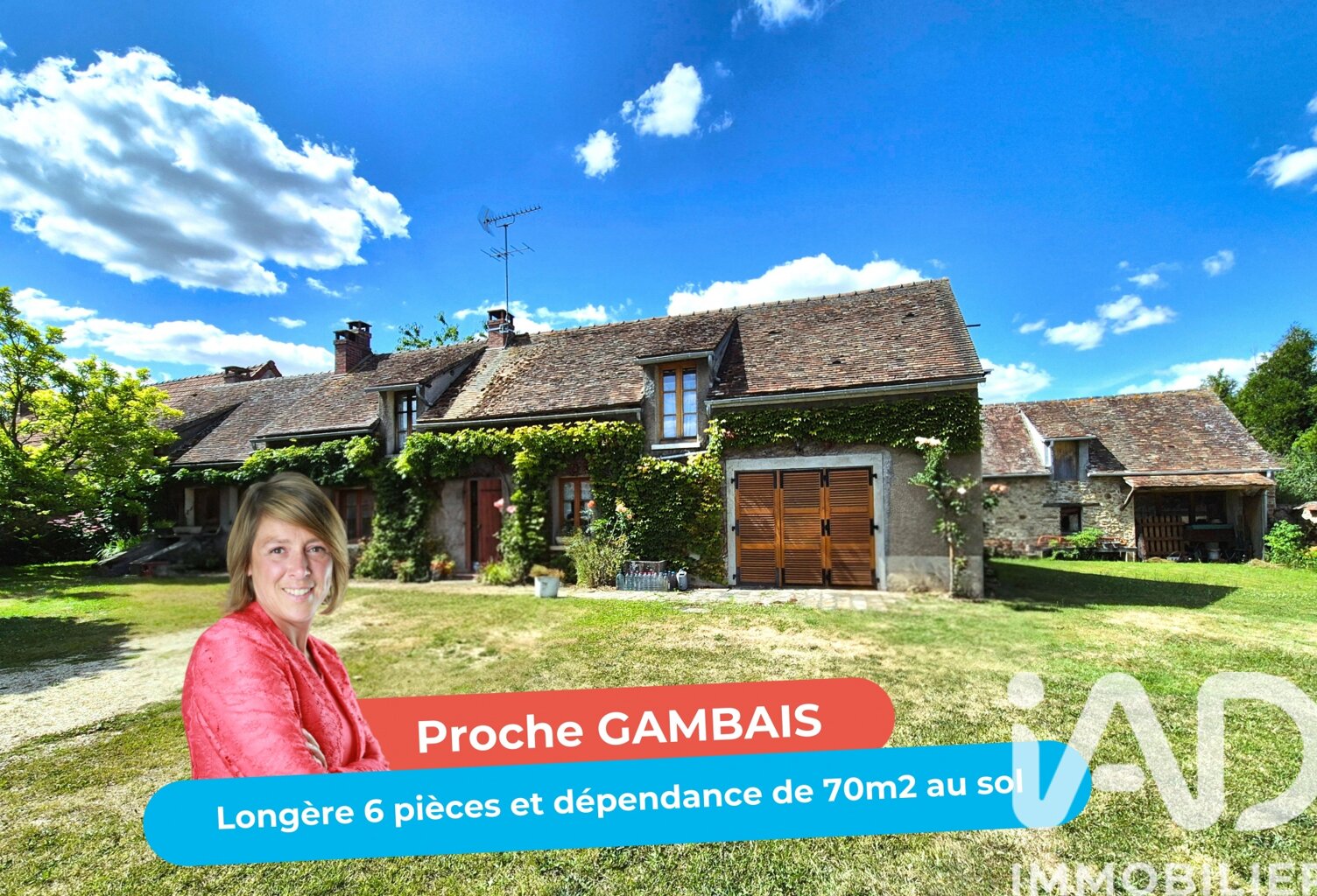 Vente Longère 6 pièces — photo 1