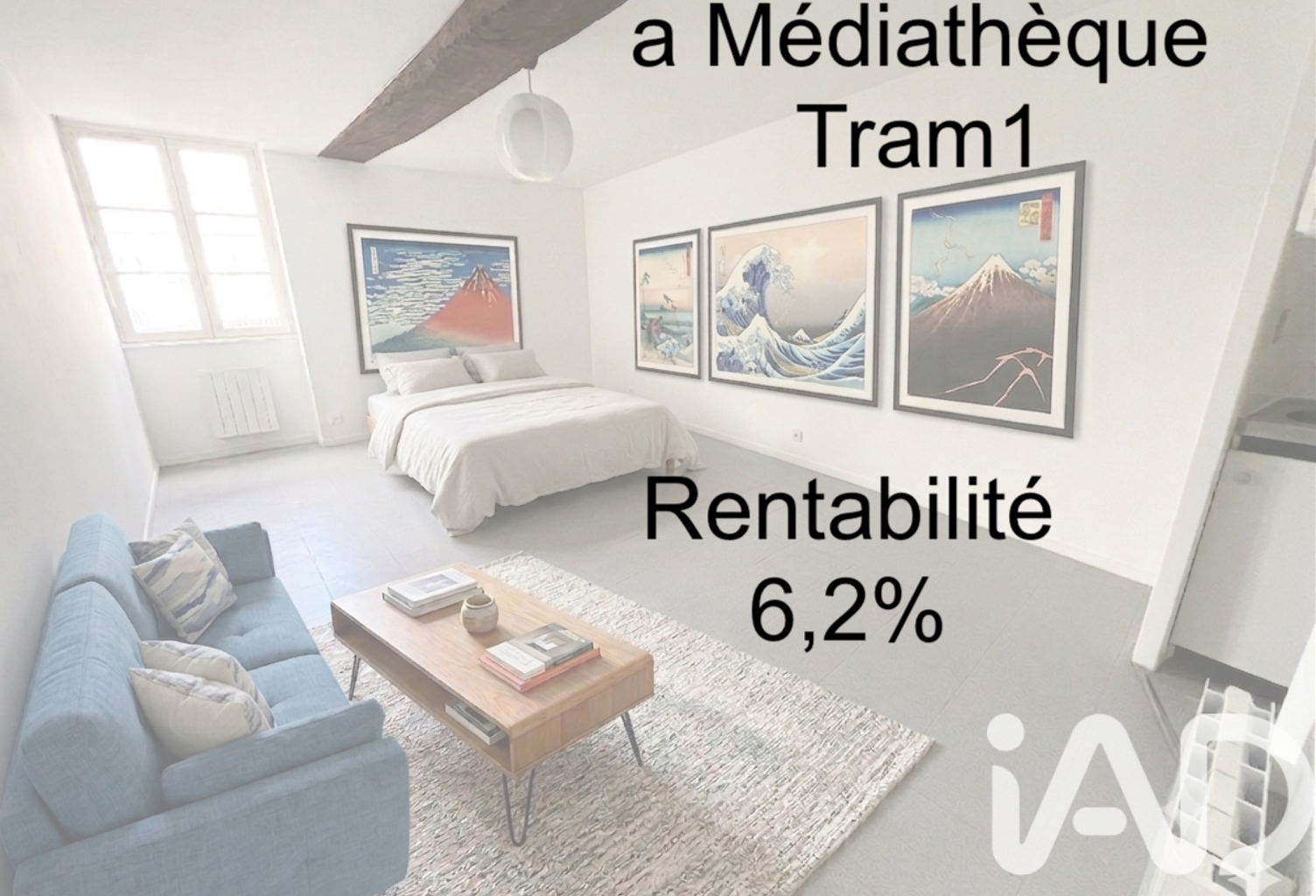 Vente Appartement 1 pièce — photo 1