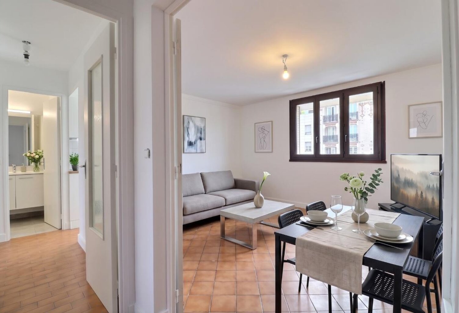 A seulement 6/7 MN A PIED DE LA GARE du centre ville a proximité du MONOPRIX bel appartement 62m2 3 pieces 2 chambres traversant  ideal 1er achat ou collocation possibilité de 3 chambres — photo 1