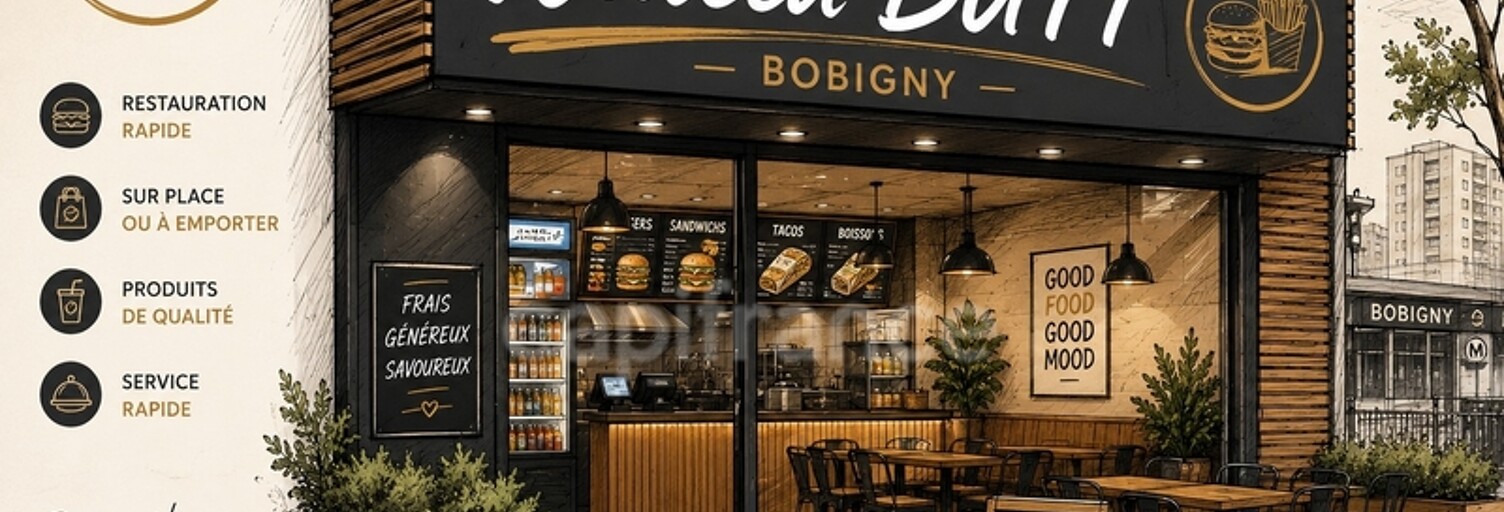 Commerce 2 Pièces 98 m² à vendre à Bobigny (93000)