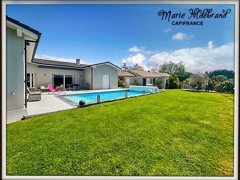 MURET – Villa contemporaine 134 m² – Séjour cathédrale, jardin 1000m², piscine & vue dégagée — photo 1