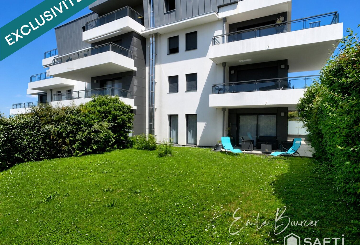 2 chambres, rez-de-jardin, terrasse, garage et cave — photo 1