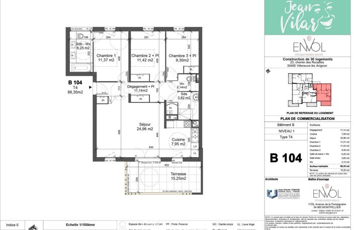 Appartement - 88m² - Villeneuve-lès-Avignon — photo 4