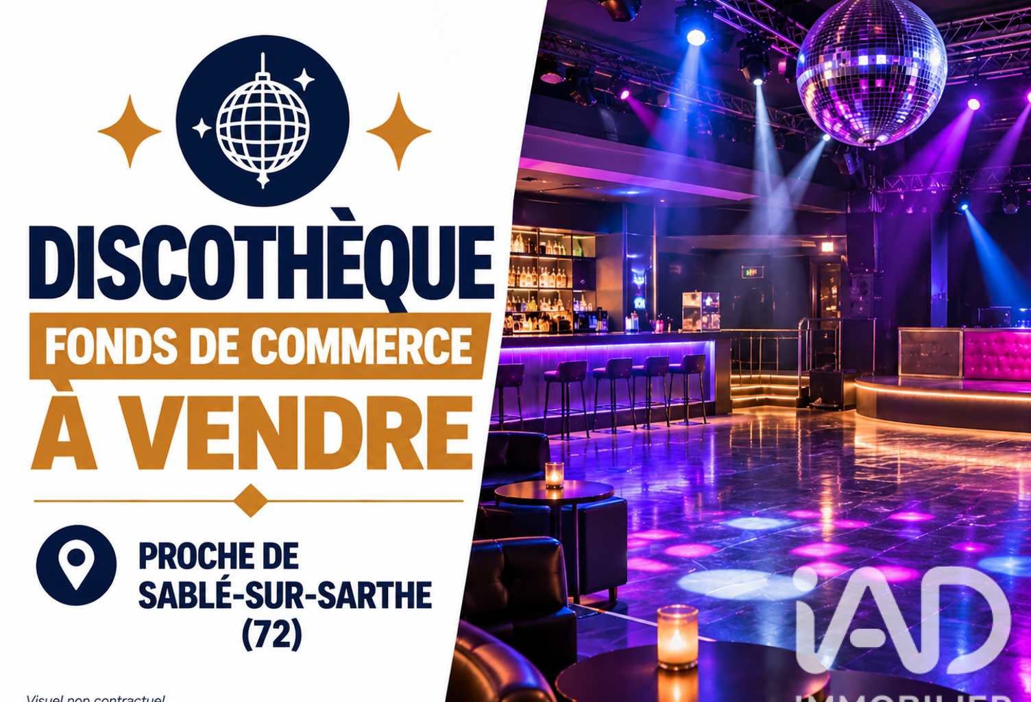 Vente Club, Discothèque 450 m&sup2; — photo 1