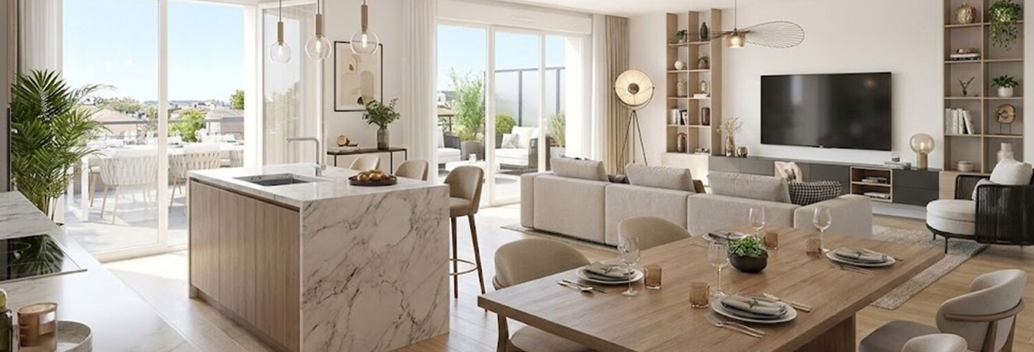 Appartement neuf T2, T3 Pièce 39 à 67 m² à vendre à Gagny (93220)