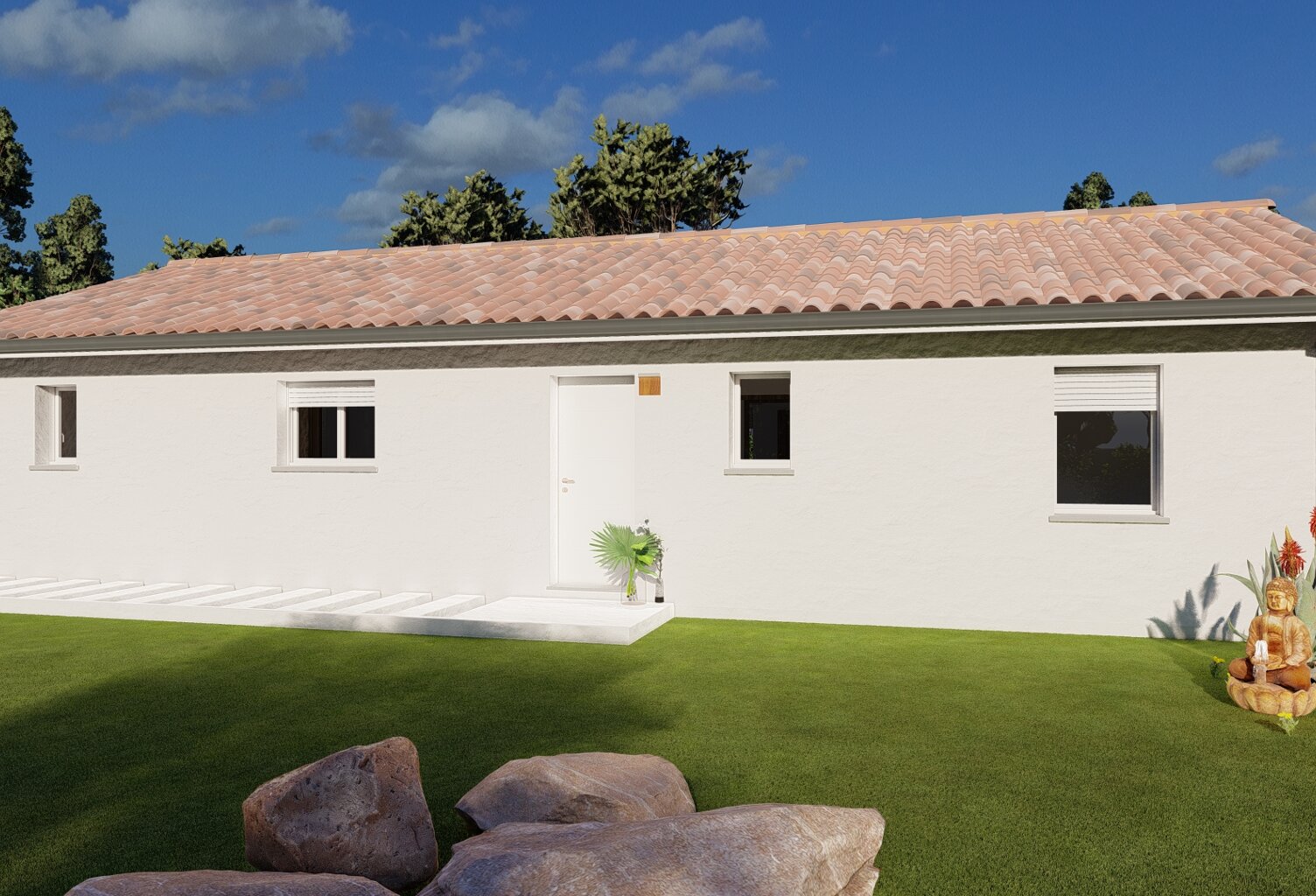 Projet de construction – Maison PANAMA 99 m² sur terrain de 1 400 m² à Fraisse  — photo 1