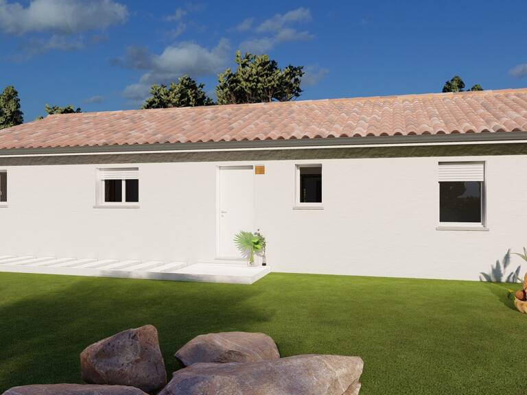 Projet de construction – Maison PANAMA 99 m² sur terrain de 1 400 m² à Fraisse  — photo 1