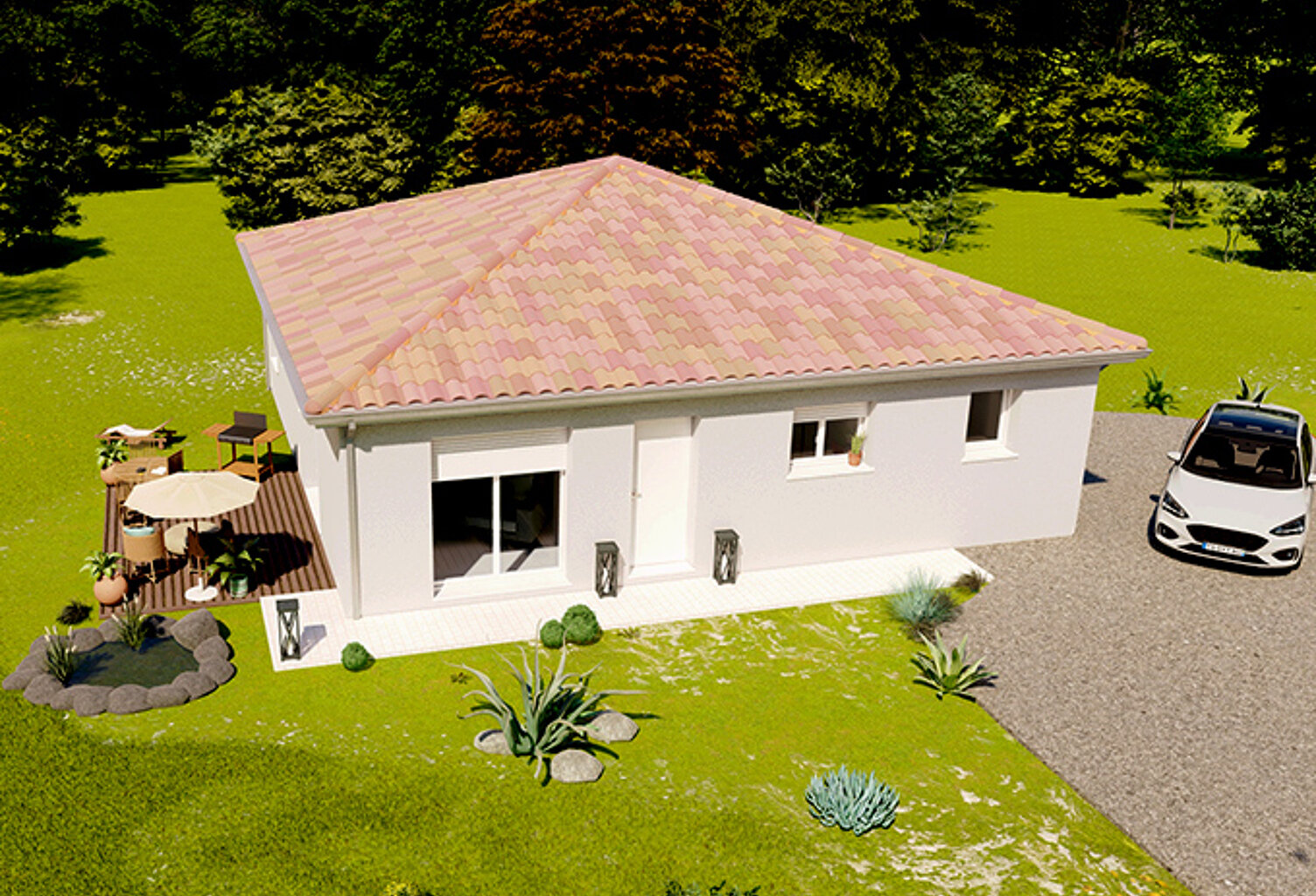 Projet de construction – Maison Dakar à Ribagnac (24240) — photo 1