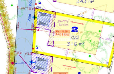 A VENDRE Terrain constructible 316 m² viabilisé à VITRÉ - 87 800  HAI — photo du bien