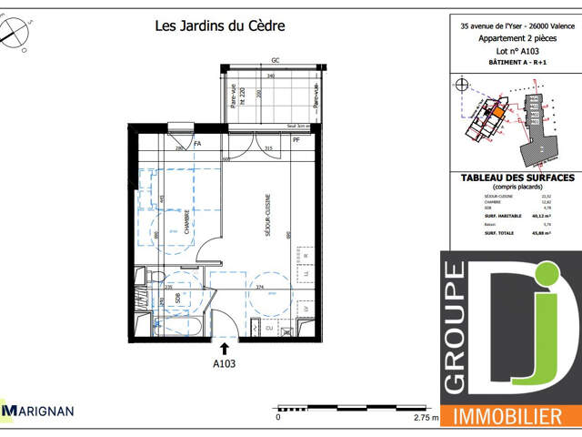 PROGRAMME NEUF EN VEFA à vendre à Valence, avec balcon — photo du bien