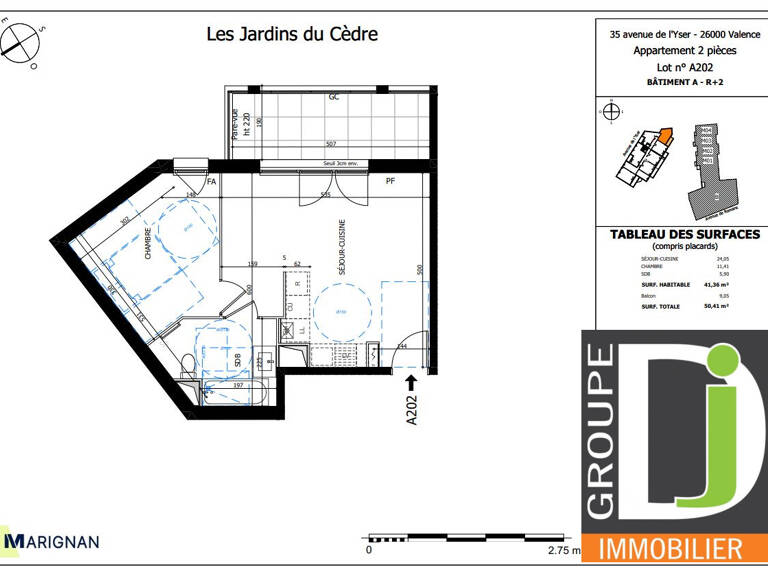 PROGRAMME NEUF EN VEFA à vendre à Valence, avec balcon — photo 1