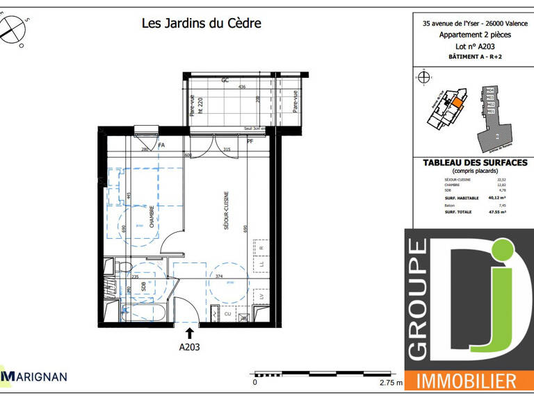 PROGRAMME NEUF EN VEFA à vendre à Valence, avec balcon — photo 1