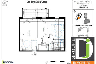 Appartement 3 pièces 228847 €