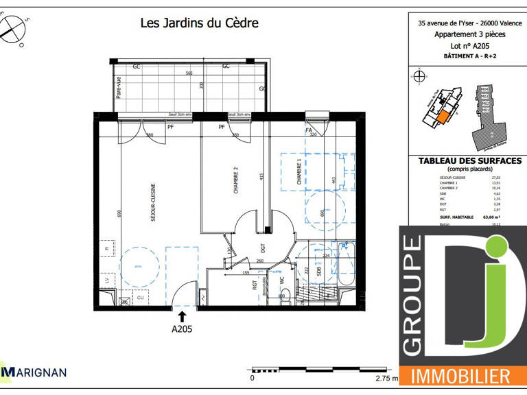 PROGRAMME NEUF EN VEFA à vendre à Valence, avec balcon — photo 1