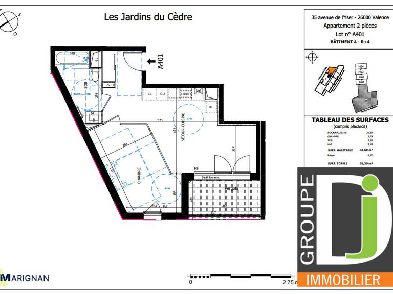 PROGRAMME NEUF EN VEFA à vendre à Valence, avec balcon — photo 1
