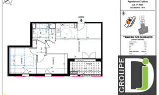 Appartement 3 Pièces 59 m² à vendre à Valence (26000)