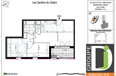 Appartement 3 pièces 223253 €