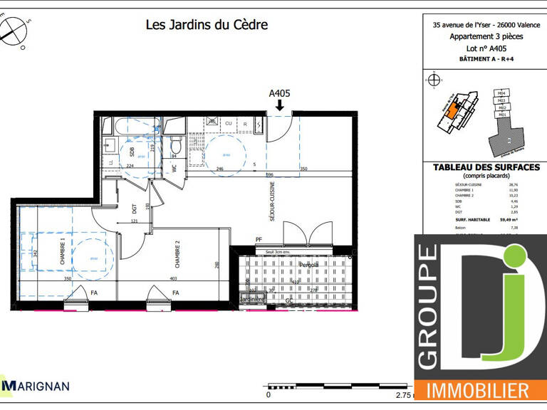 PROGRAMME NEUF EN VEFA à vendre à Valence, avec balcon — photo 1