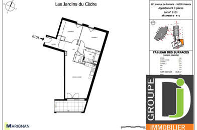 Appartement 3 pièces 206428 €