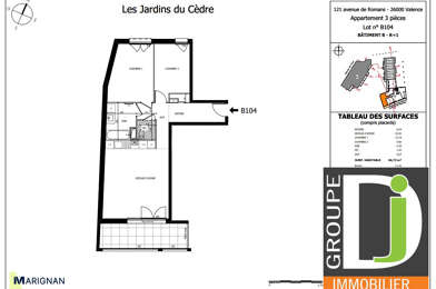 Appartement 3 pièces 218649 €