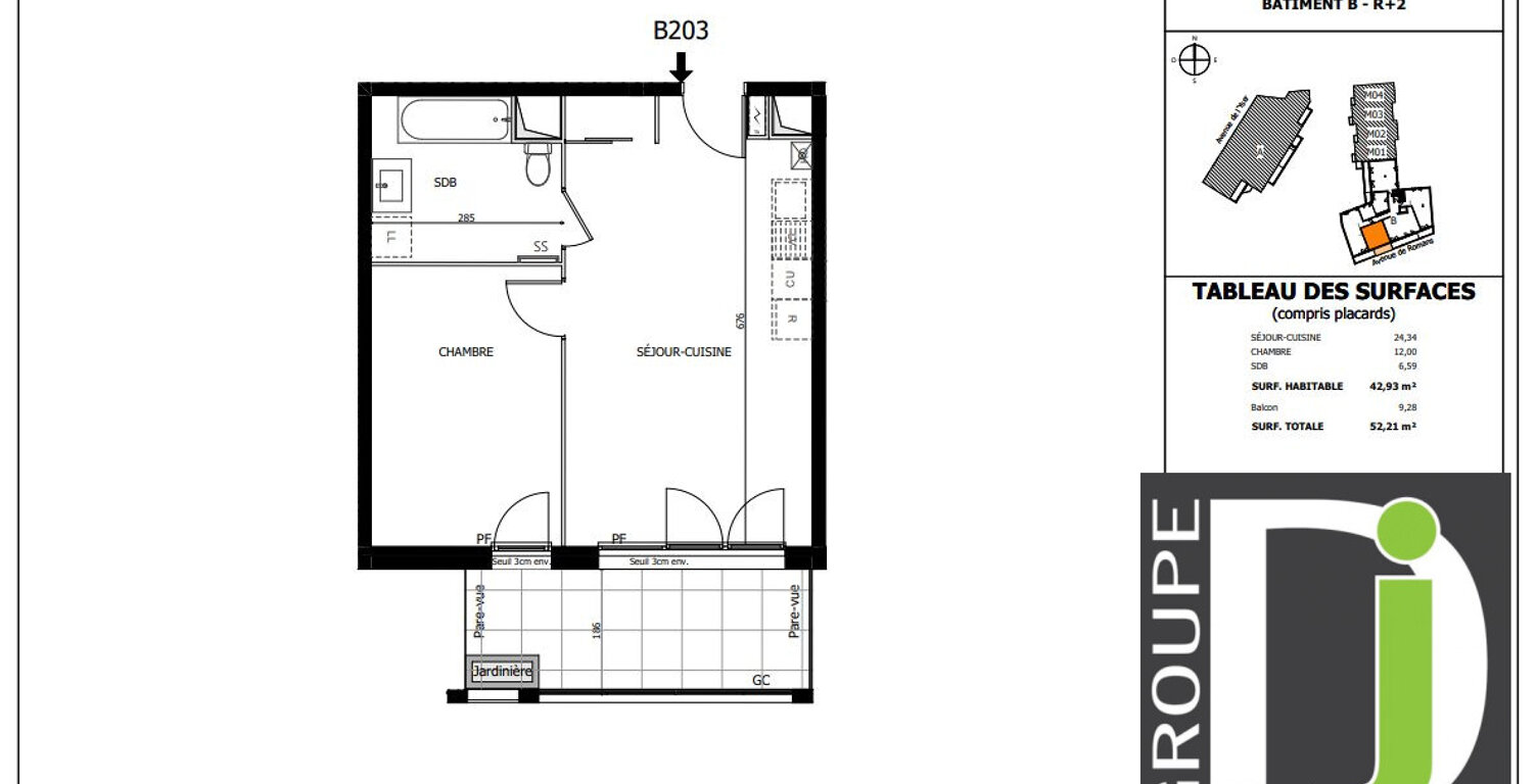 PROGRAMME NEUF EN VEFA à vendre à Valence, avec balcon — photo 1