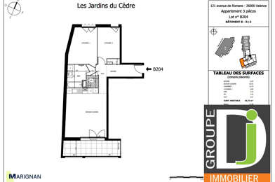 Appartement 3 pièces 222869 €