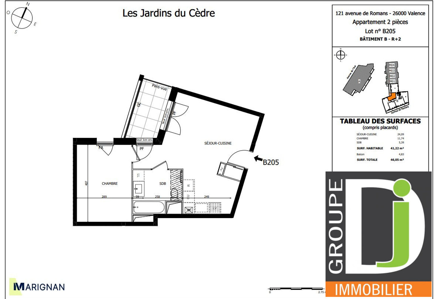 PROGRAMME NEUF en VEFA à vendre à Valence, avec balcon — photo 1