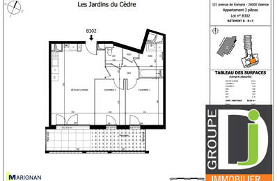 PROGRAMME NEUF en VEFA à vendre à Valence, avec balcon — photo du bien