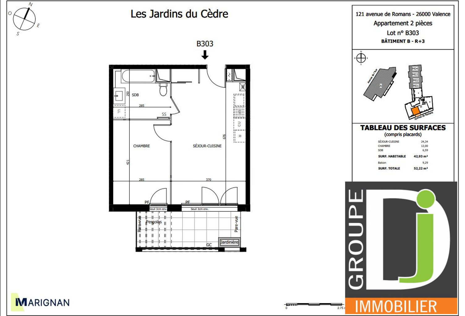 PROGRAMME NEUF EN VEFA à vendre à Valence, avec balcon — photo 1