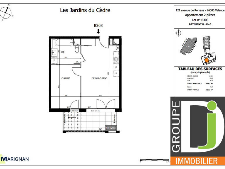PROGRAMME NEUF EN VEFA à vendre à Valence, avec balcon — photo 1