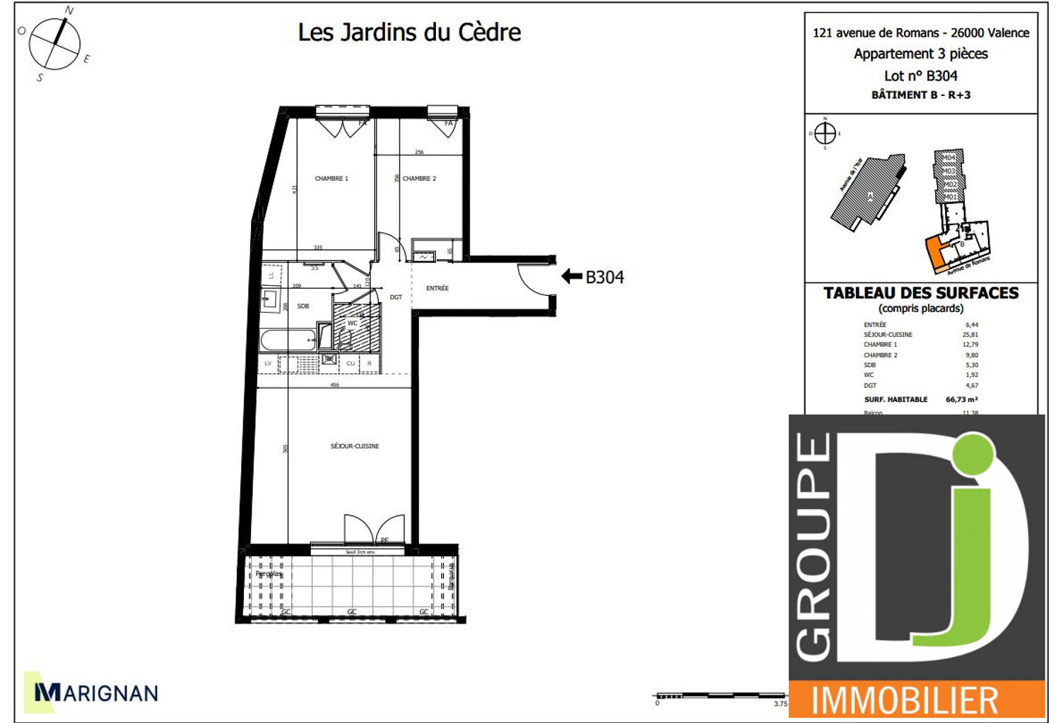 PROGRAMME NEUF EN VEFA à vendre à Valence, avec balcon — photo 1