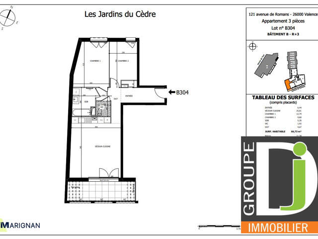 PROGRAMME NEUF EN VEFA à vendre à Valence, avec balcon — photo du bien