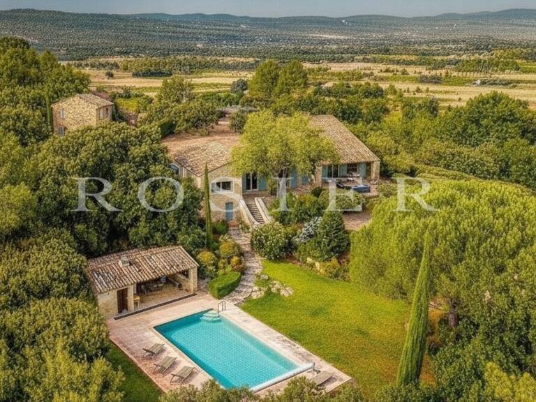 Gordes, belle propriété en pierres avec dépendance, offrant des — photo 1