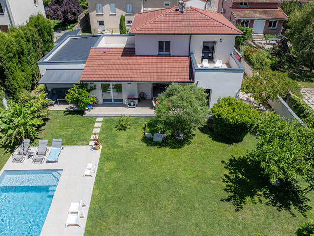 Saint-Vallier Sud, villa contemporaine de 160 m2 avec piscine et terrain de 1079m² — photo du bien