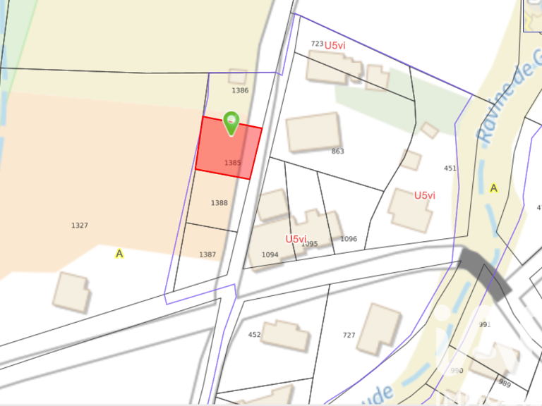 Vente Terrain 459 m&sup2; — photo 1