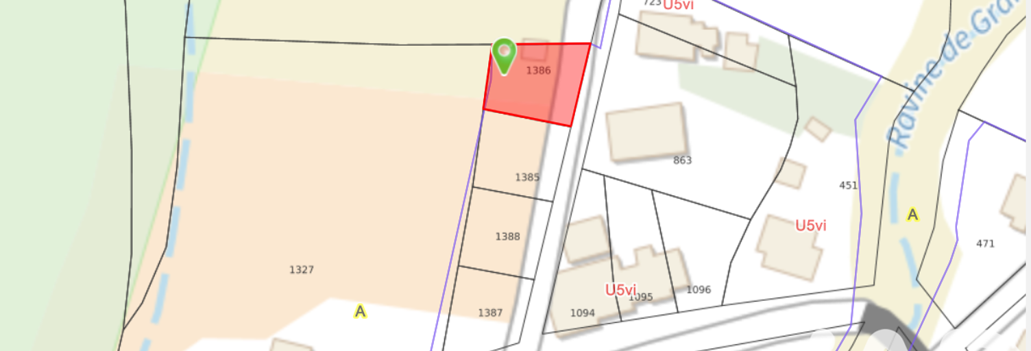 Terrain  483 m² à vendre à Saint-Joseph (97480)