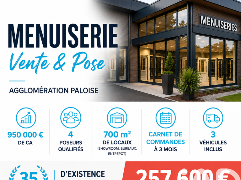 Vente Charpente, Menuiserie 700 m&sup2; — photo 1