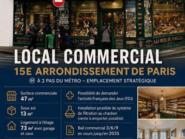 Vente Local d'activités 123 m&sup2; — photo du bien