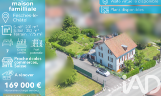 Maison 10 Pièces 201 m² à vendre à Fesches-le-Châtel (25490)