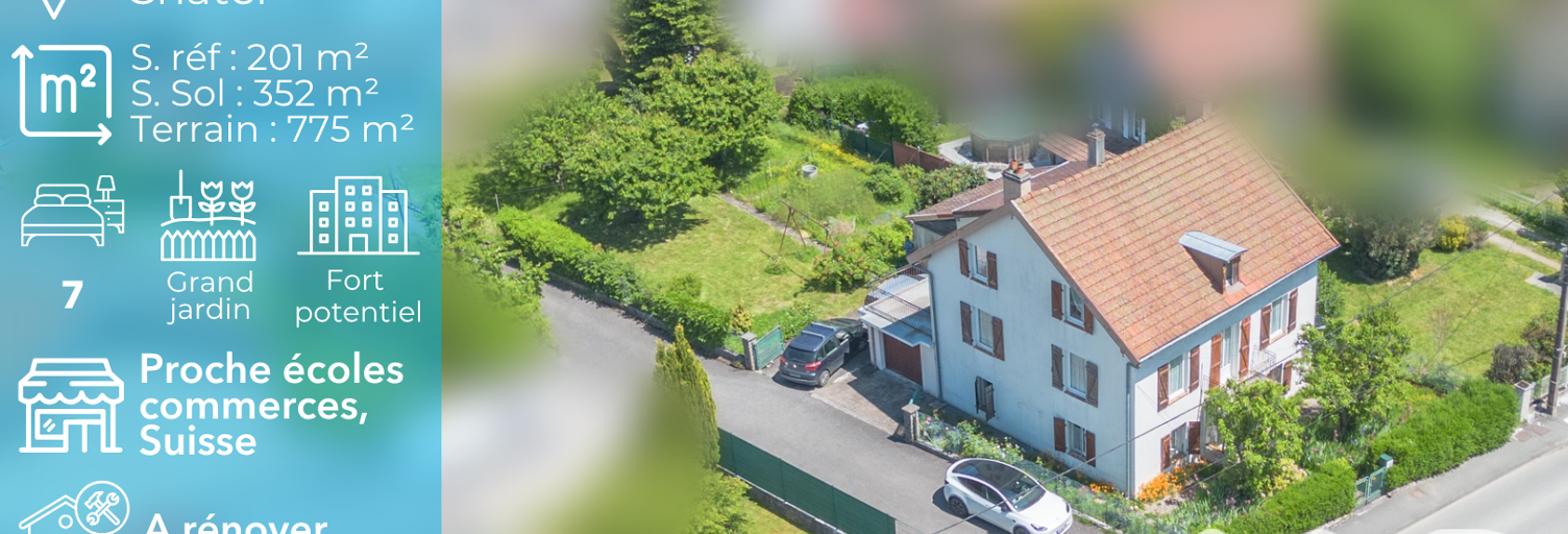 Maison 10 Pièces 201 m² à vendre à Fesches-le-Châtel (25490)