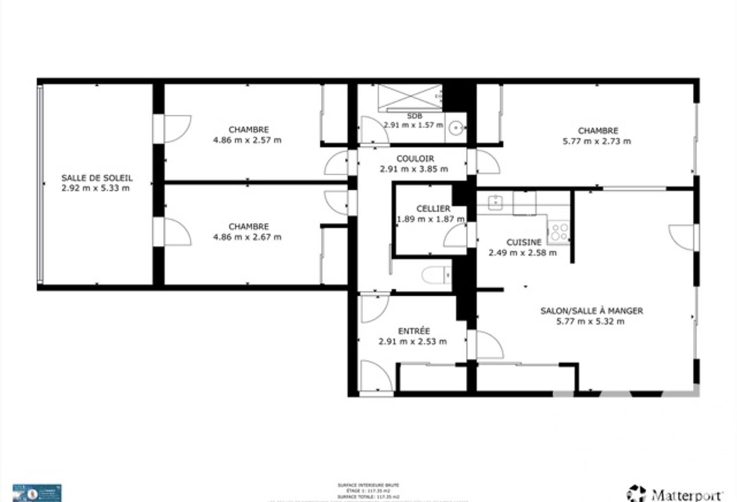 Vente Appartement 4 pièces — photo 1