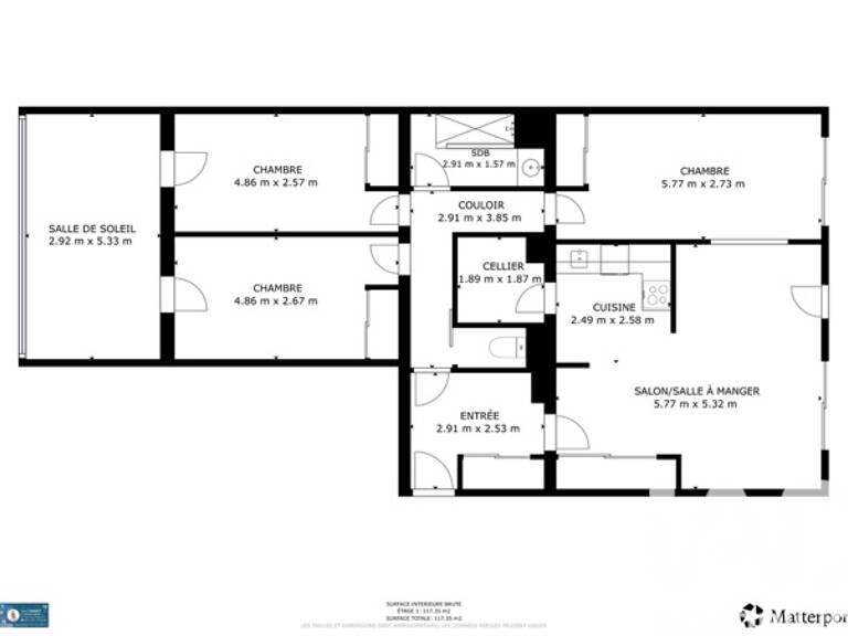 Vente Appartement 4 pièces — photo 1