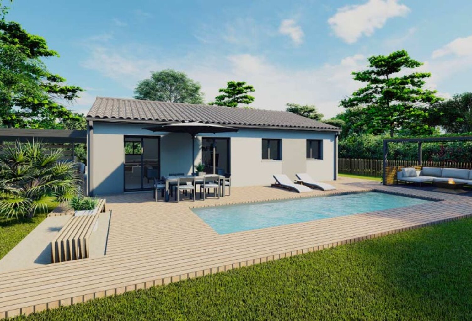 Maison à construire à Saint-Germain-du-Puch (33750) — photo 1