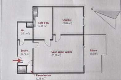 Appartement 2 pièces 152000 €