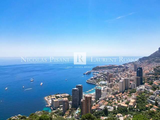 Villa contemporaine Roquebrune Cap Martin, vue mer panoramique — photo du bien