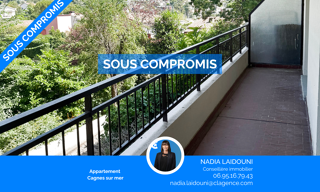 Appartement 2 Pièces 43 m² à vendre à Cagnes-sur-Mer (06800)
