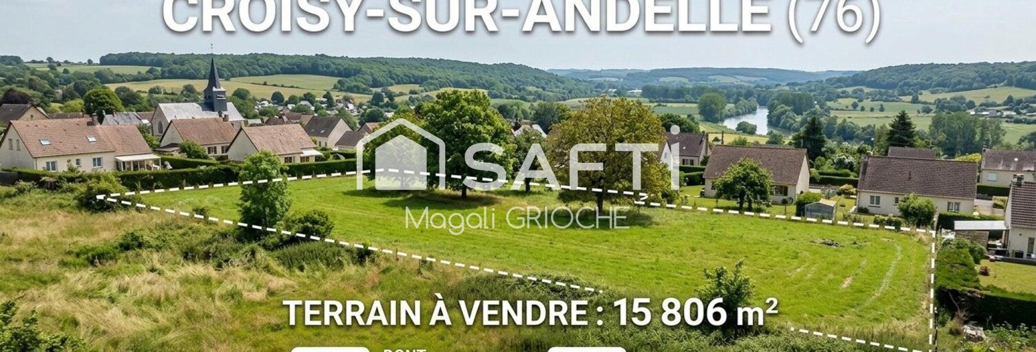 Terrain  15806 m² à vendre à Croisy-sur-Andelle (76780)