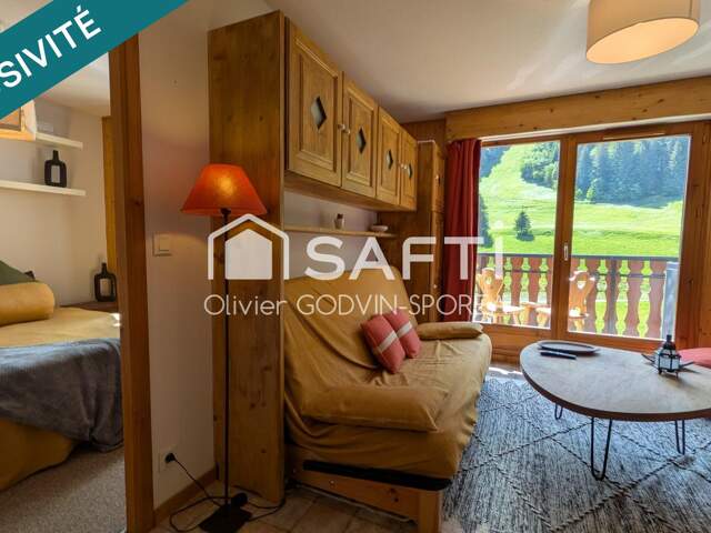 Appartement 2 Pièces avec balcon exposé plein Sud sans vis à vis avec vue imprenable sur les montagnes — photo du bien