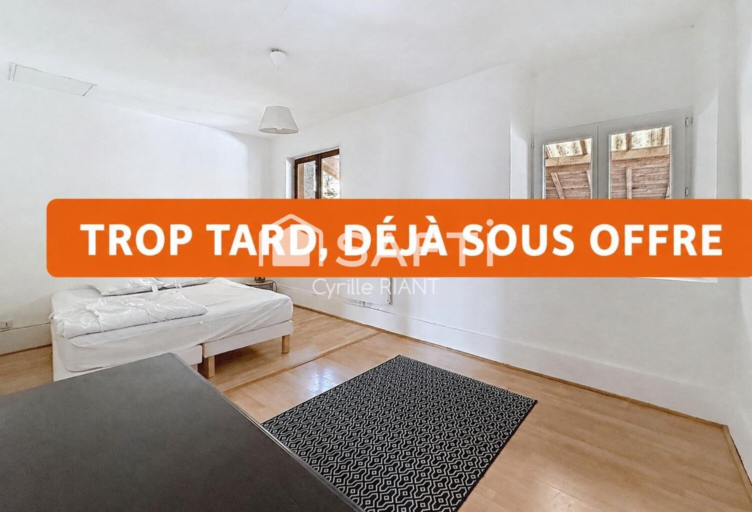 T2 traversant centre-ville Rives  Idéal premier achat ou investissement — photo 1